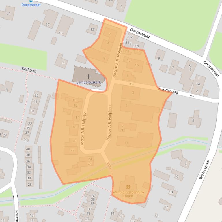 Kaart van postcodegebied 4031MB.