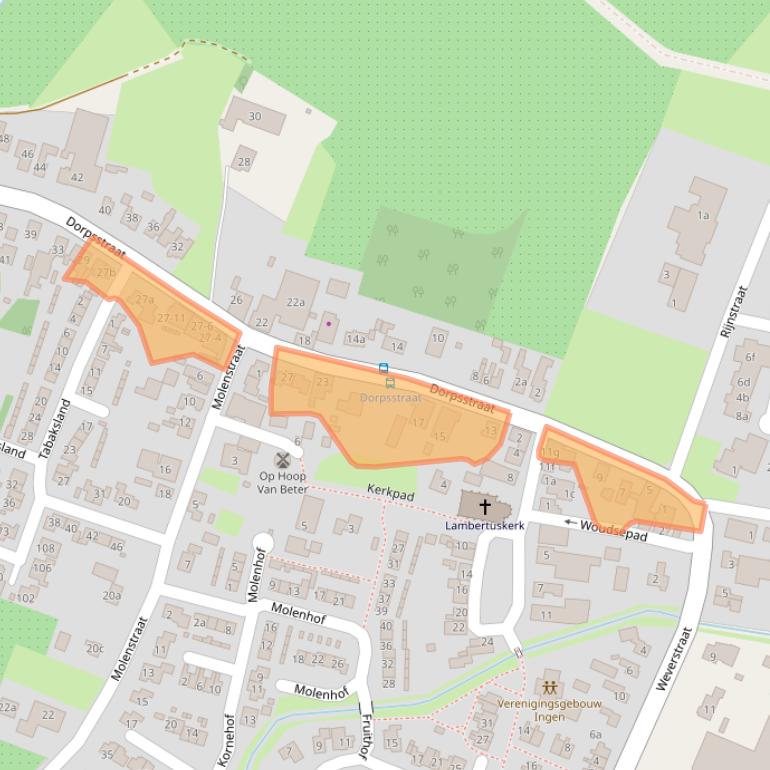 Kaart van postcodegebied 4031MC.