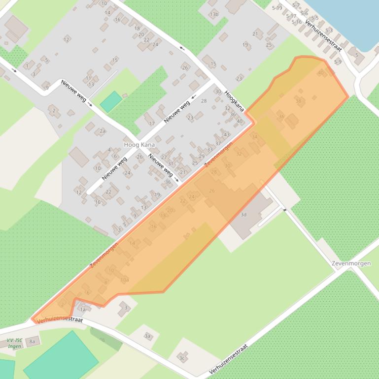 Kaart van postcodegebied 4031MS.