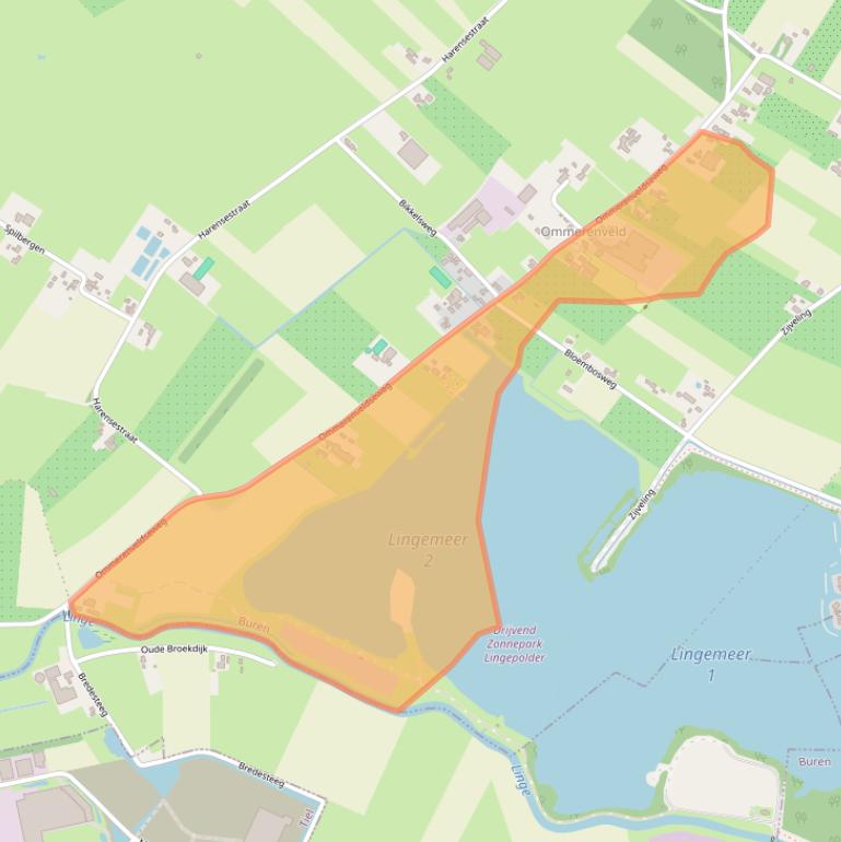 Kaart van postcodegebied 4032NB.