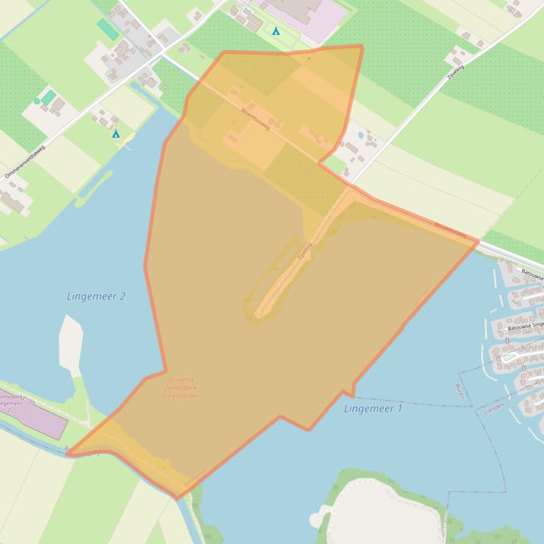 Kaart van postcodegebied 4032NE.