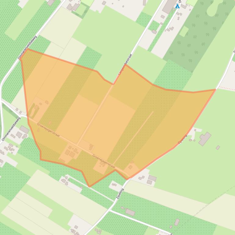 Kaart van postcodegebied 4032NS.