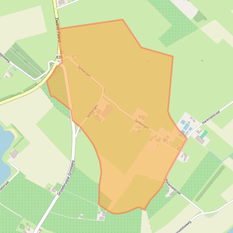 Kaart van postcodegebied 4032NW.