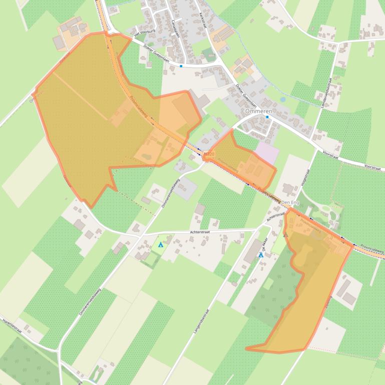 Kaart van postcodegebied 4032NZ.