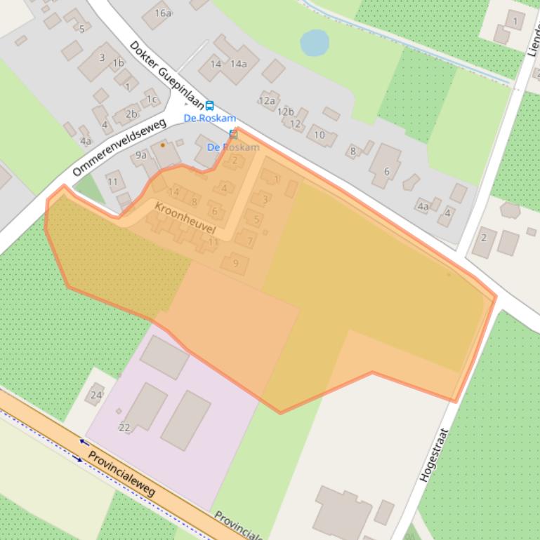 Kaart van postcodegebied 4032PA.