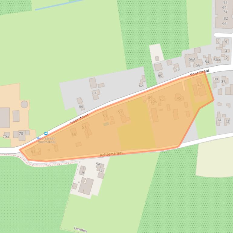 Kaart van postcodegebied 4033AC.