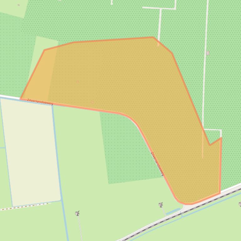 Kaart van postcodegebied 4033AM.