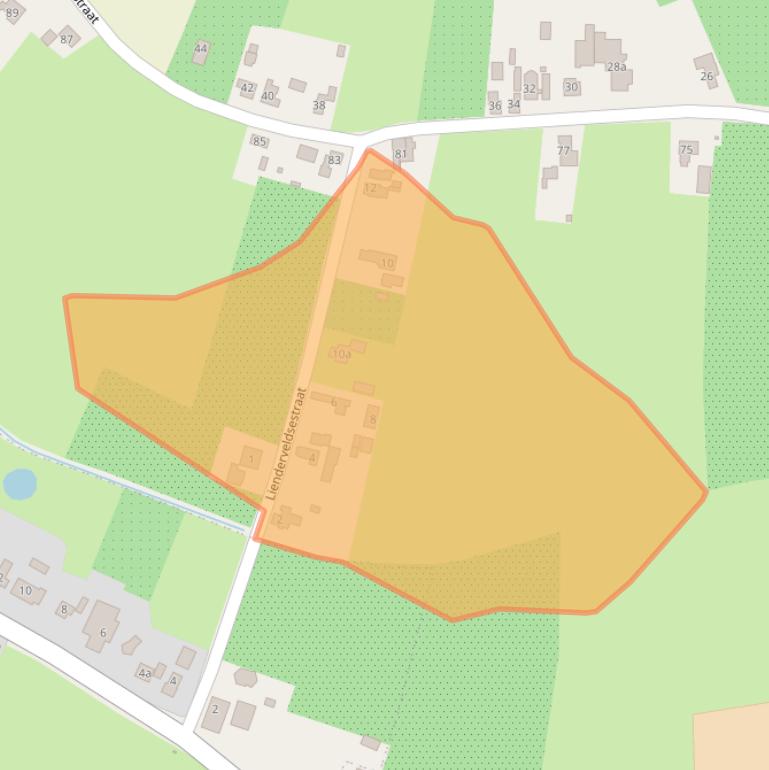 Kaart van postcodegebied 4033BC.