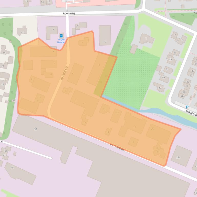 Kaart van postcodegebied 4033BT.