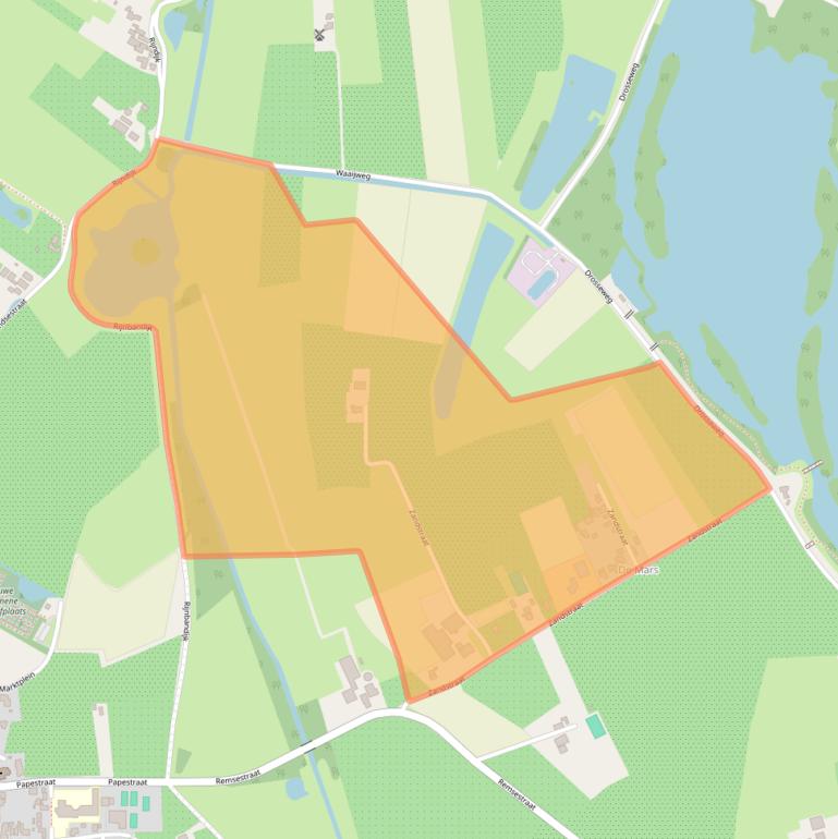 Kaart van postcodegebied 4033CA.