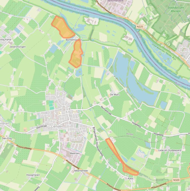 Kaart van postcodegebied 4033CH.