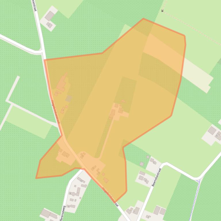 Kaart van postcodegebied 4033CN.