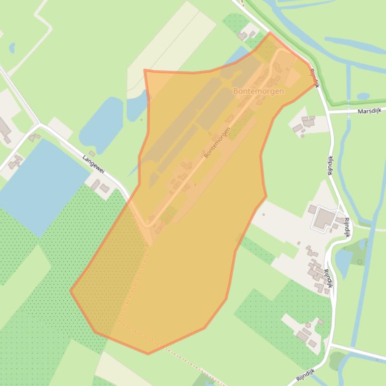 Kaart van postcodegebied 4033CV.