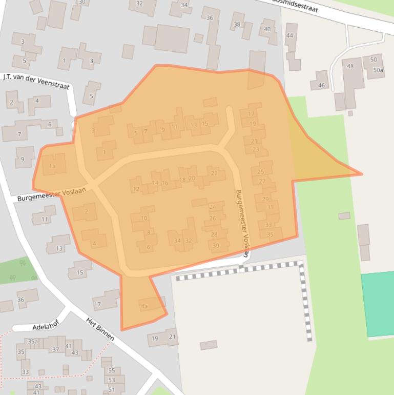 Kaart van postcodegebied 4033DA.