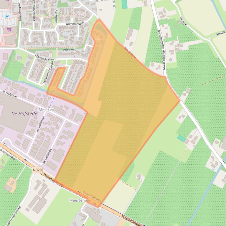 Kaart van postcodegebied 4033DC.