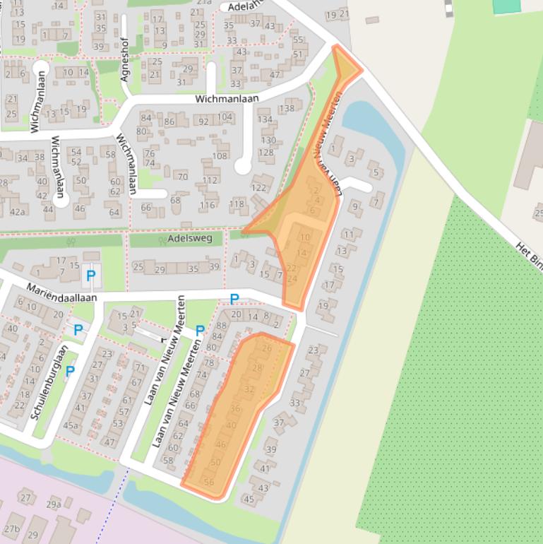 Kaart van postcodegebied 4033DD.