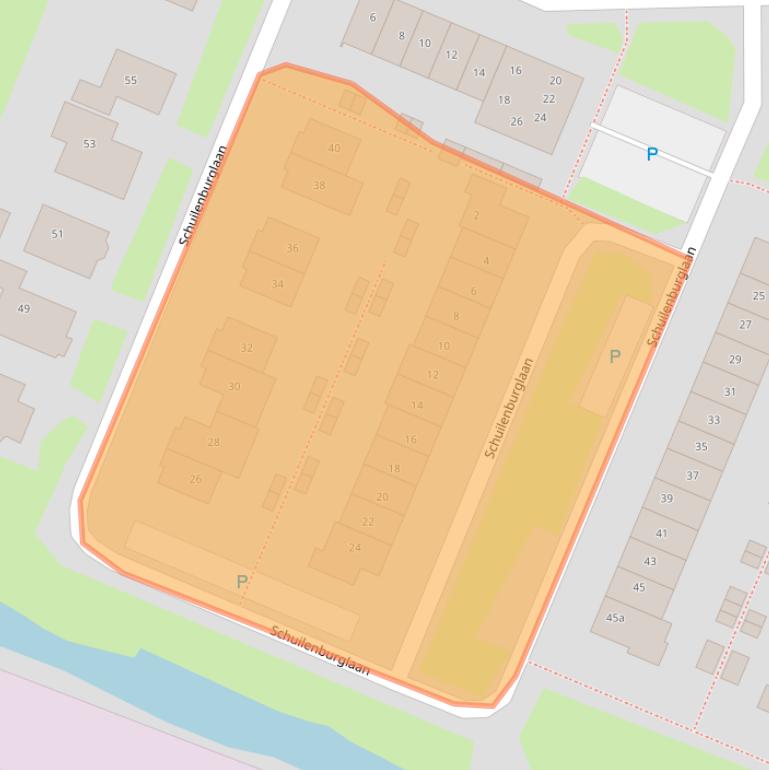 Kaart van postcodegebied 4033DK.