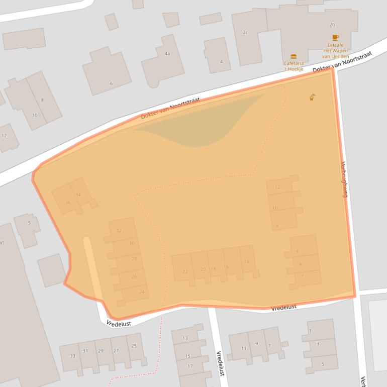 Kaart van postcodegebied 4033EB.