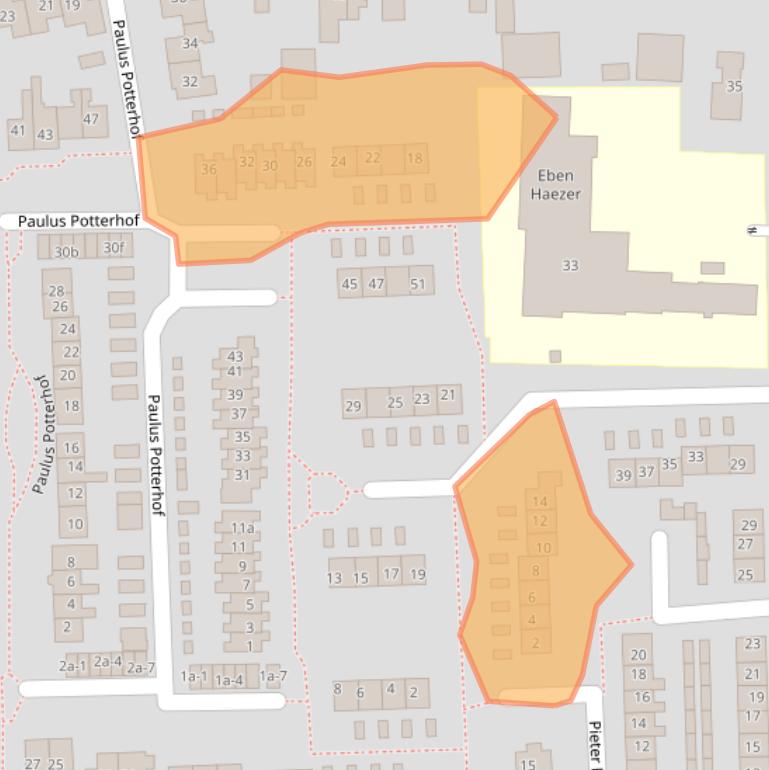 Kaart van postcodegebied 4033GE.