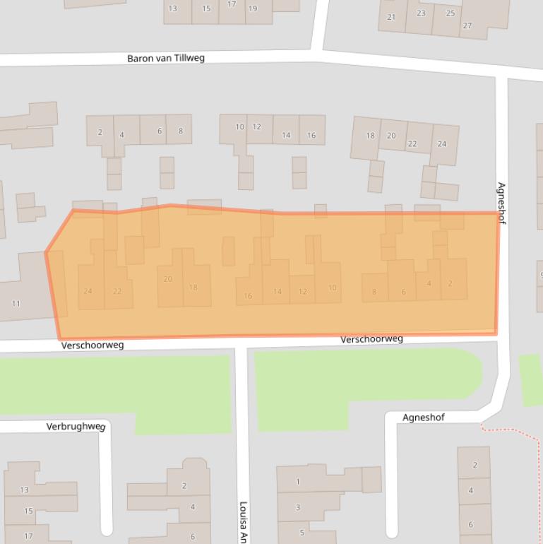 Kaart van postcodegebied 4033GS.