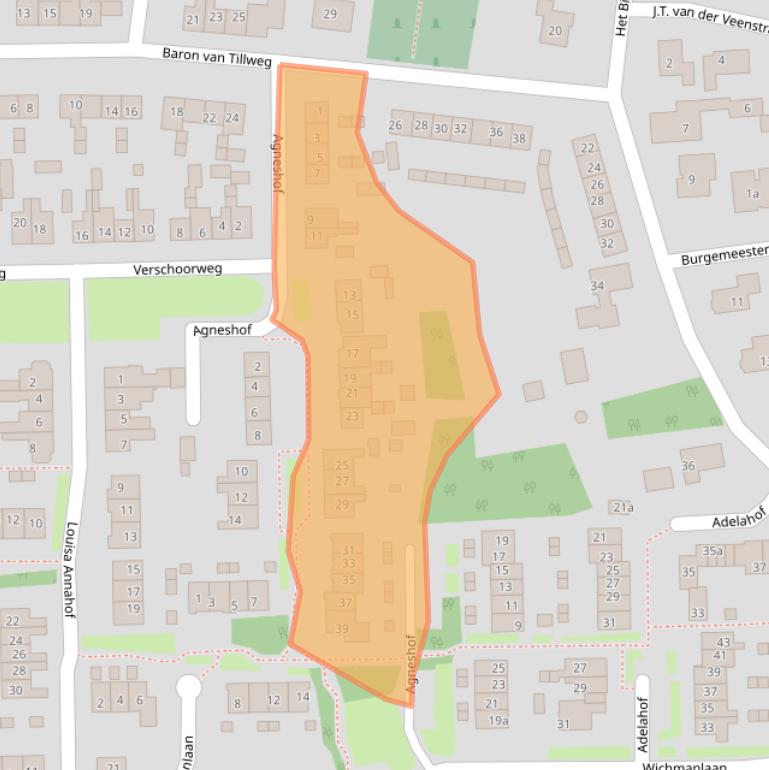 Kaart van postcodegebied 4033GV.