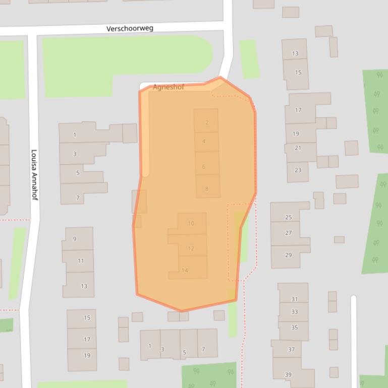 Kaart van postcodegebied 4033GW.