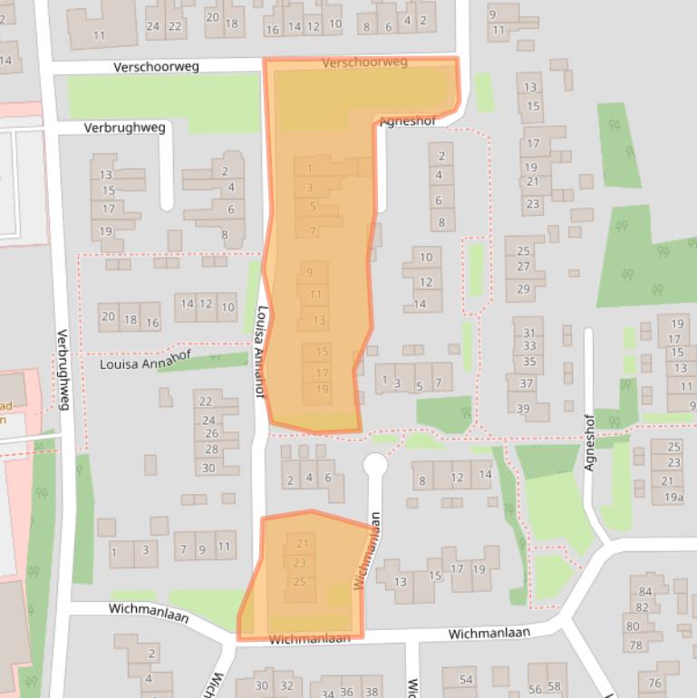Kaart van postcodegebied 4033HA.
