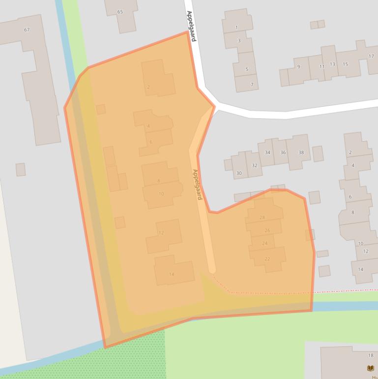 Kaart van postcodegebied 4033JC.