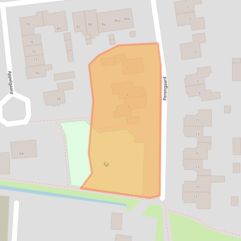 Kaart van postcodegebied 4033JJ.