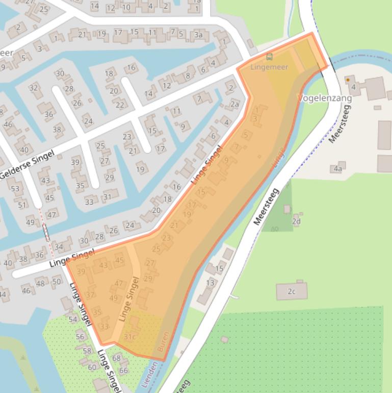 Kaart van postcodegebied 4033KA.