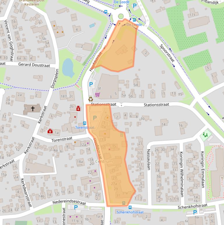 Kaart van postcodegebied 4041AA.