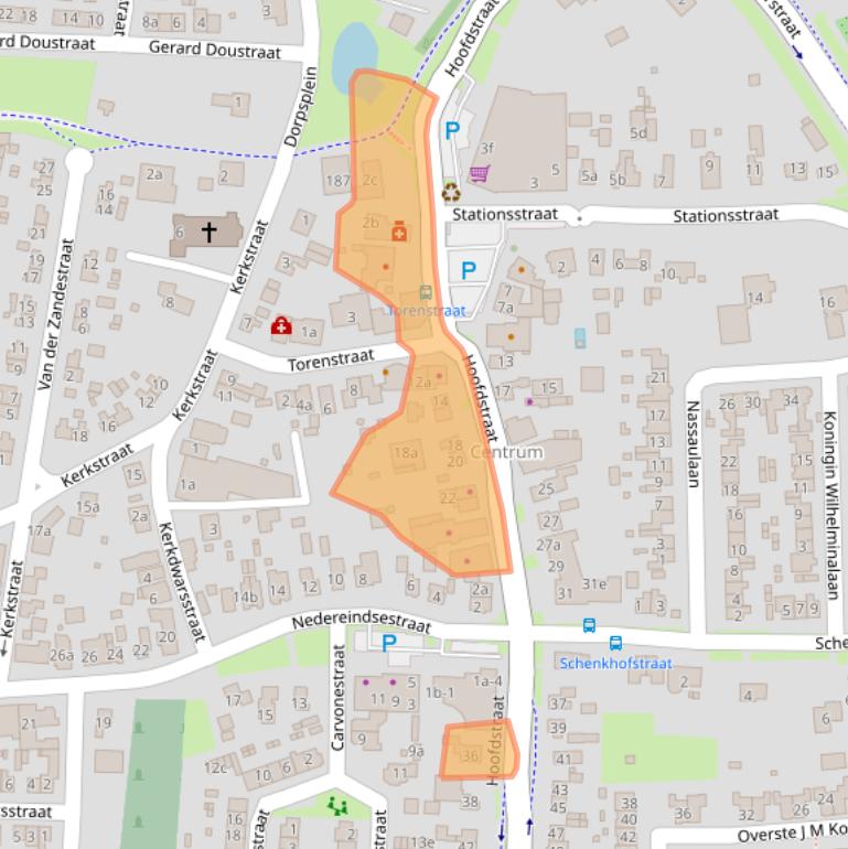 Kaart van postcodegebied 4041AD.