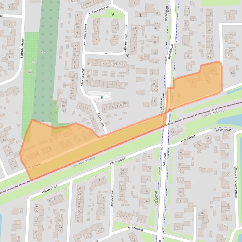 Kaart van postcodegebied 4041AH.