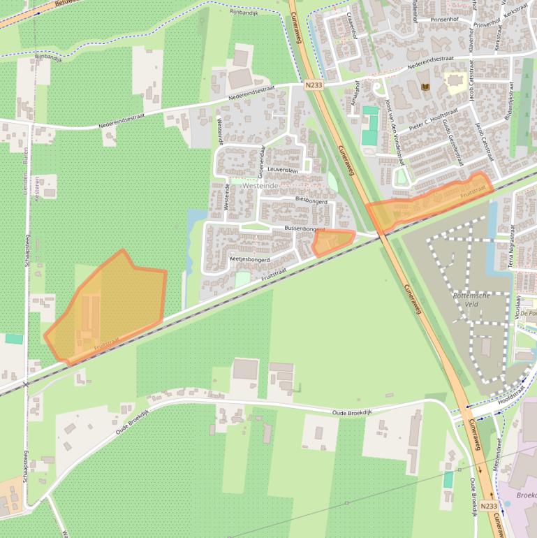 Kaart van postcodegebied 4041AJ.