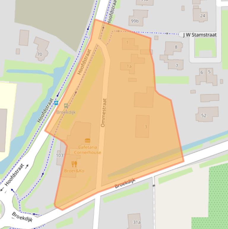 Kaart van postcodegebied 4041AP.