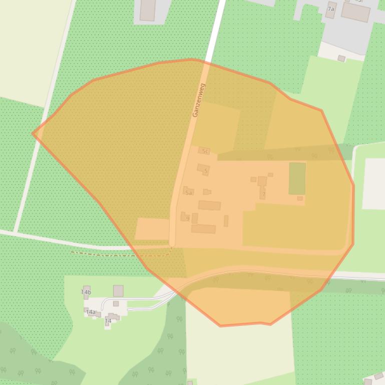 Kaart van postcodegebied 4041AX.