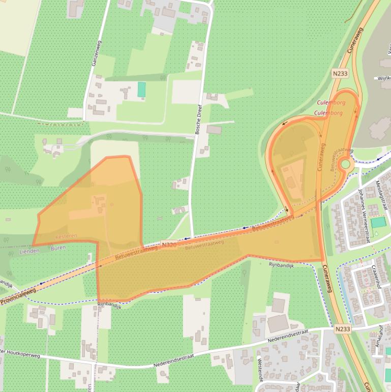 Kaart van postcodegebied 4041BA.