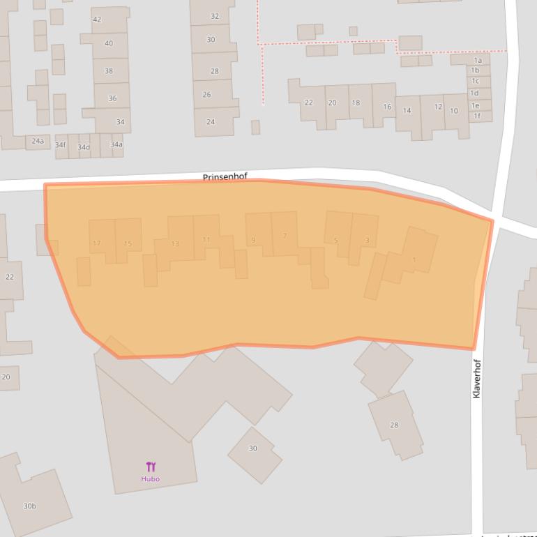 Kaart van postcodegebied 4041BM.