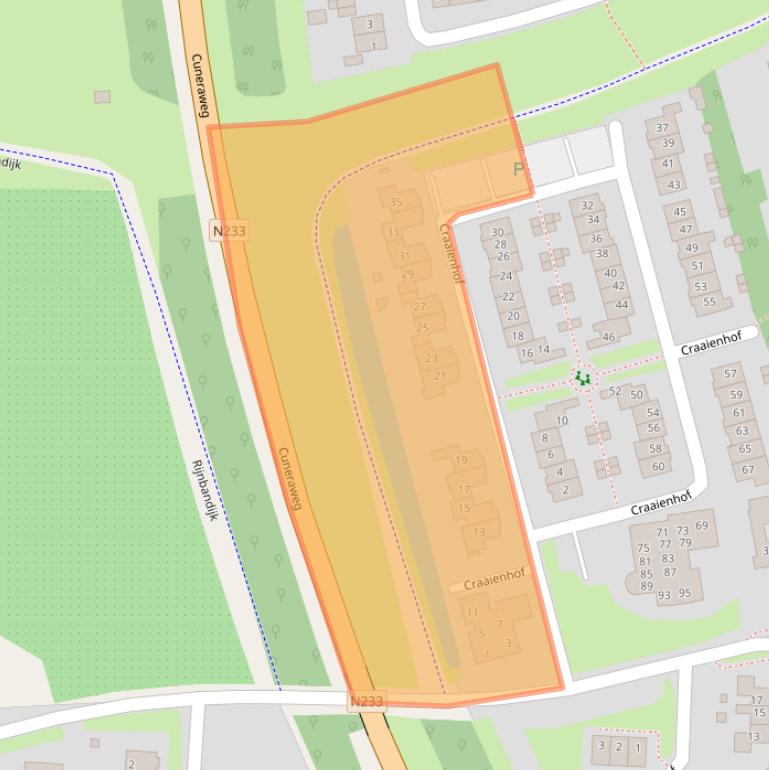 Kaart van postcodegebied 4041BP.