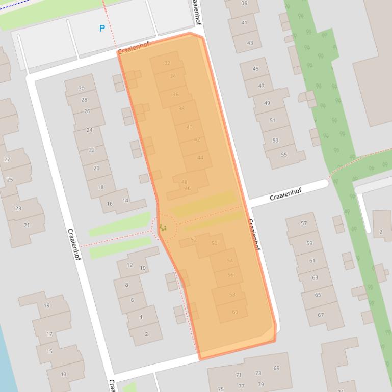 Kaart van postcodegebied 4041BV.