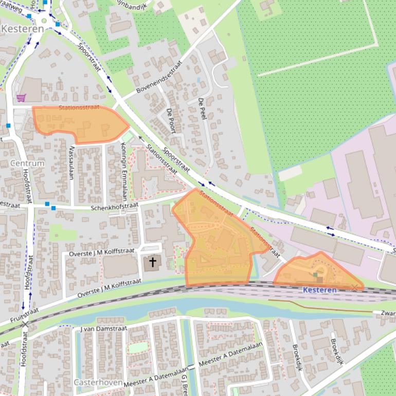 Kaart van postcodegebied 4041CJ.