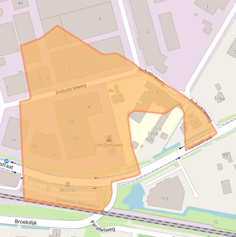 Kaart van postcodegebied 4041CR.