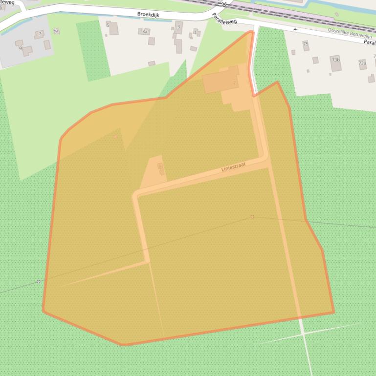 Kaart van postcodegebied 4041ED.