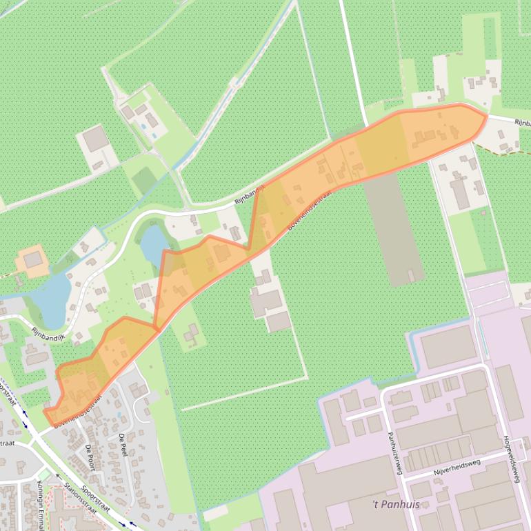 Kaart van postcodegebied 4041EH.