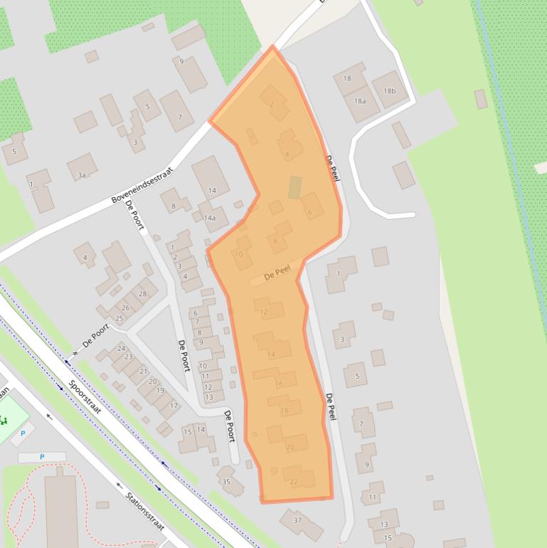 Kaart van postcodegebied 4041EL.