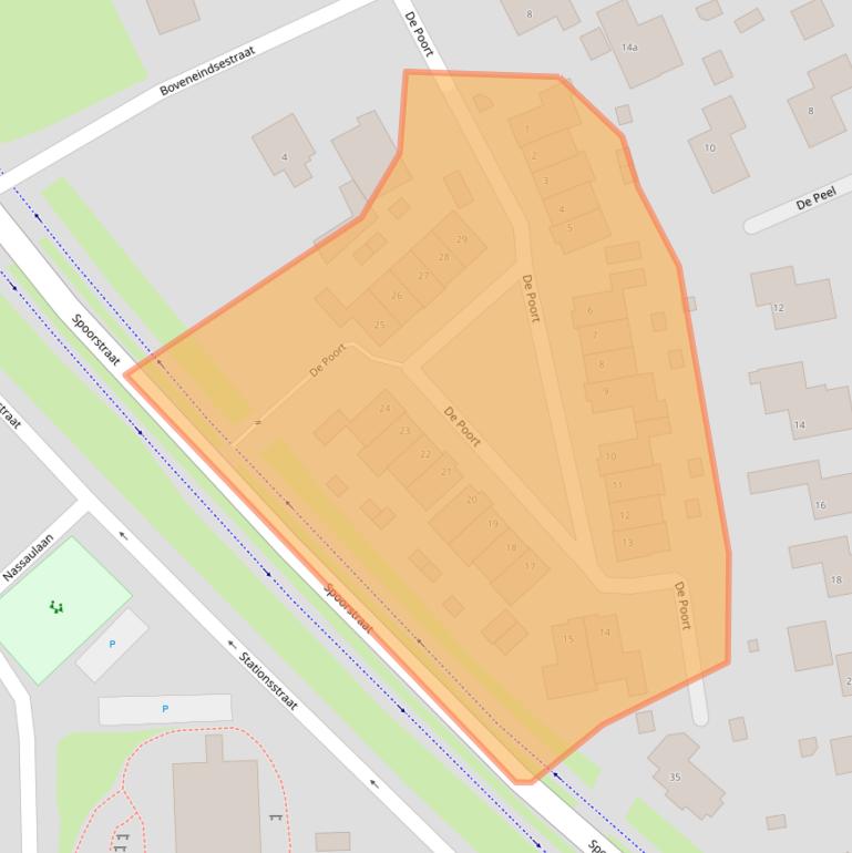 Kaart van postcodegebied 4041EM.