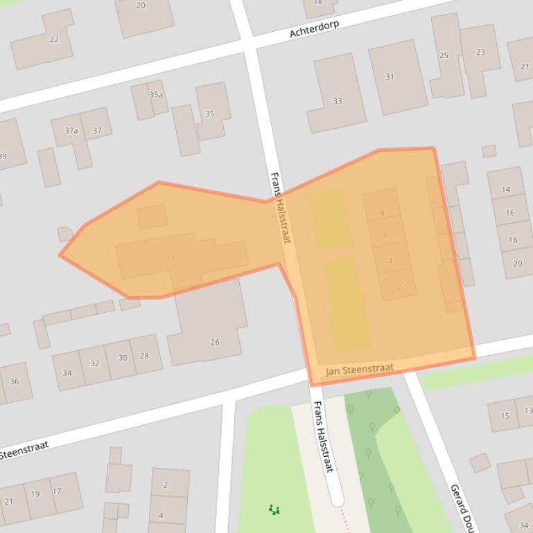 Kaart van postcodegebied 4041GX.