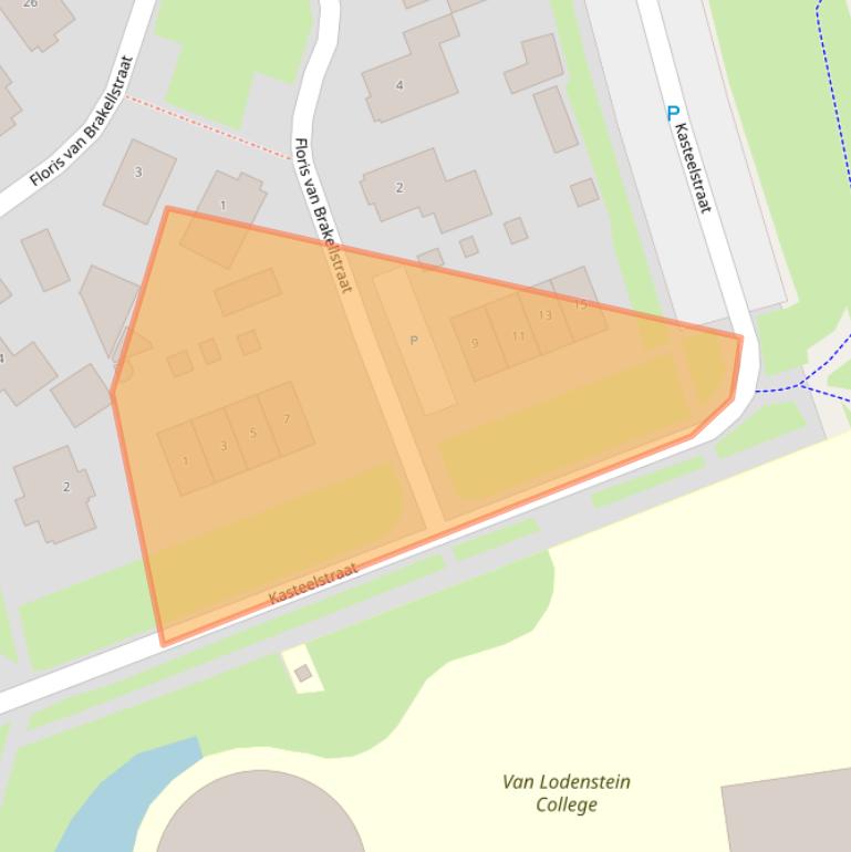 Kaart van postcodegebied 4041JA.