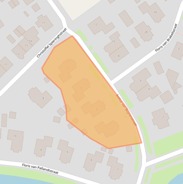 Kaart van postcodegebied 4041JE.