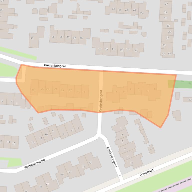 Kaart van postcodegebied 4041RA.